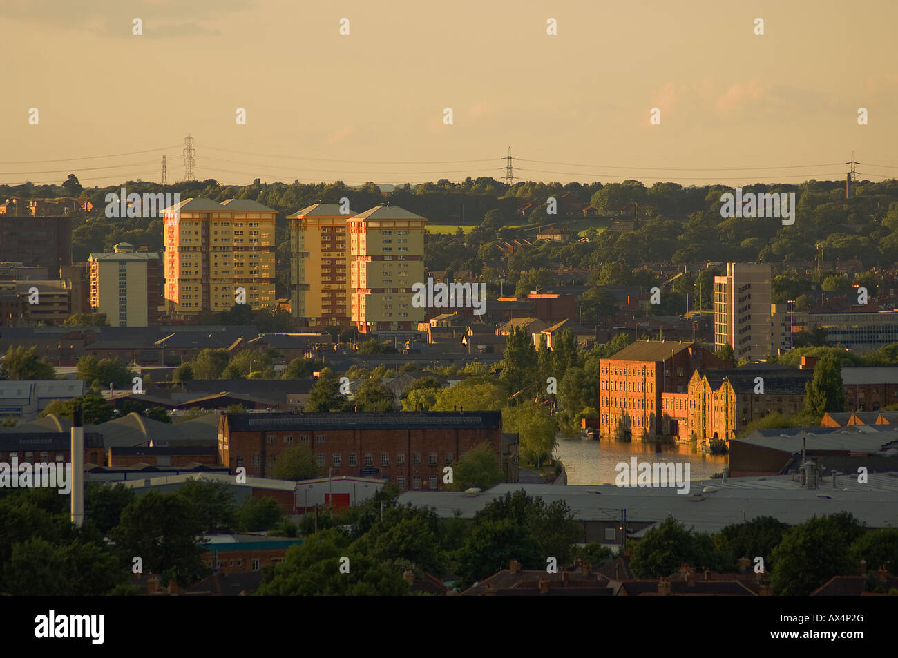 Wakefield Kirkgate flats and thornes lane wharf Waterfront mills nigh