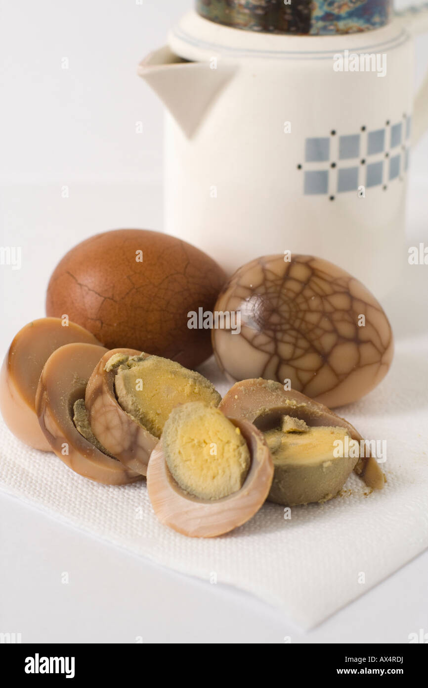 Chinese tea eggs Stock Photo Alamy