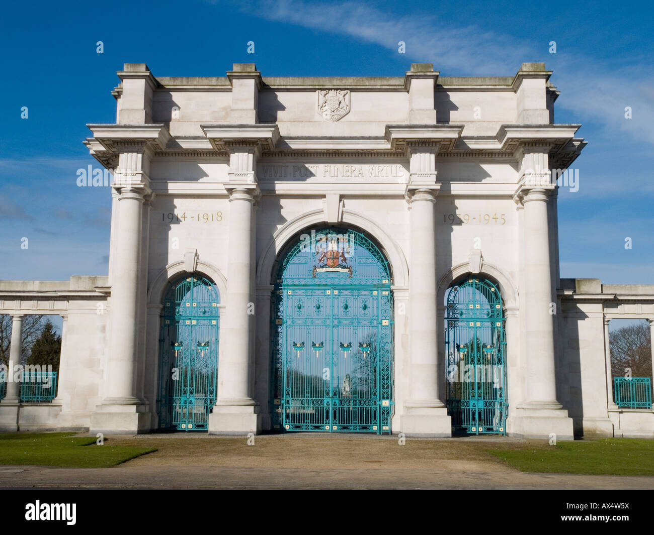 The Nottingham City War Memorial at Victoria Embankment in the Meadows
