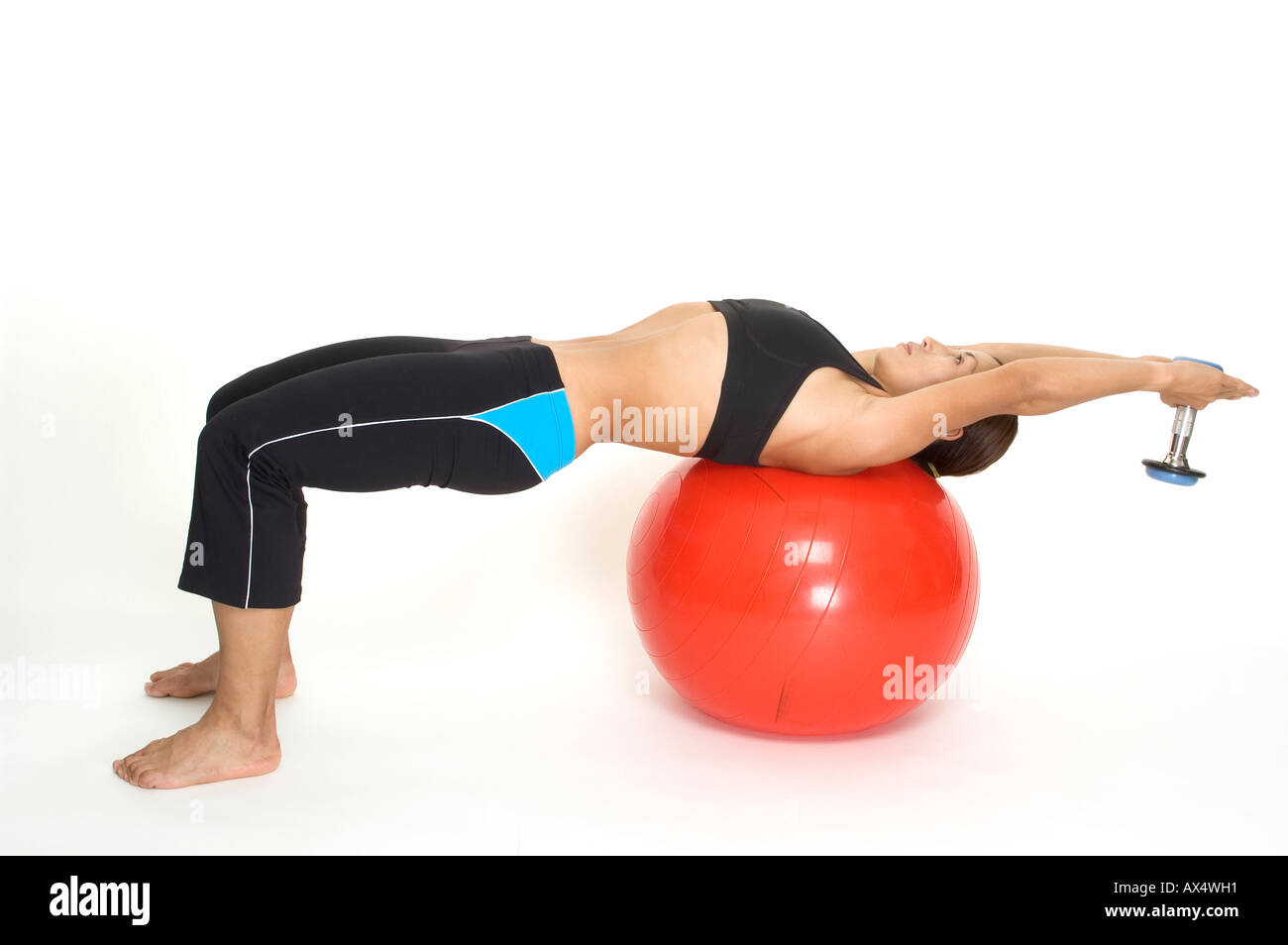 Dumbbell pullover hi res stock photography and images Alamy