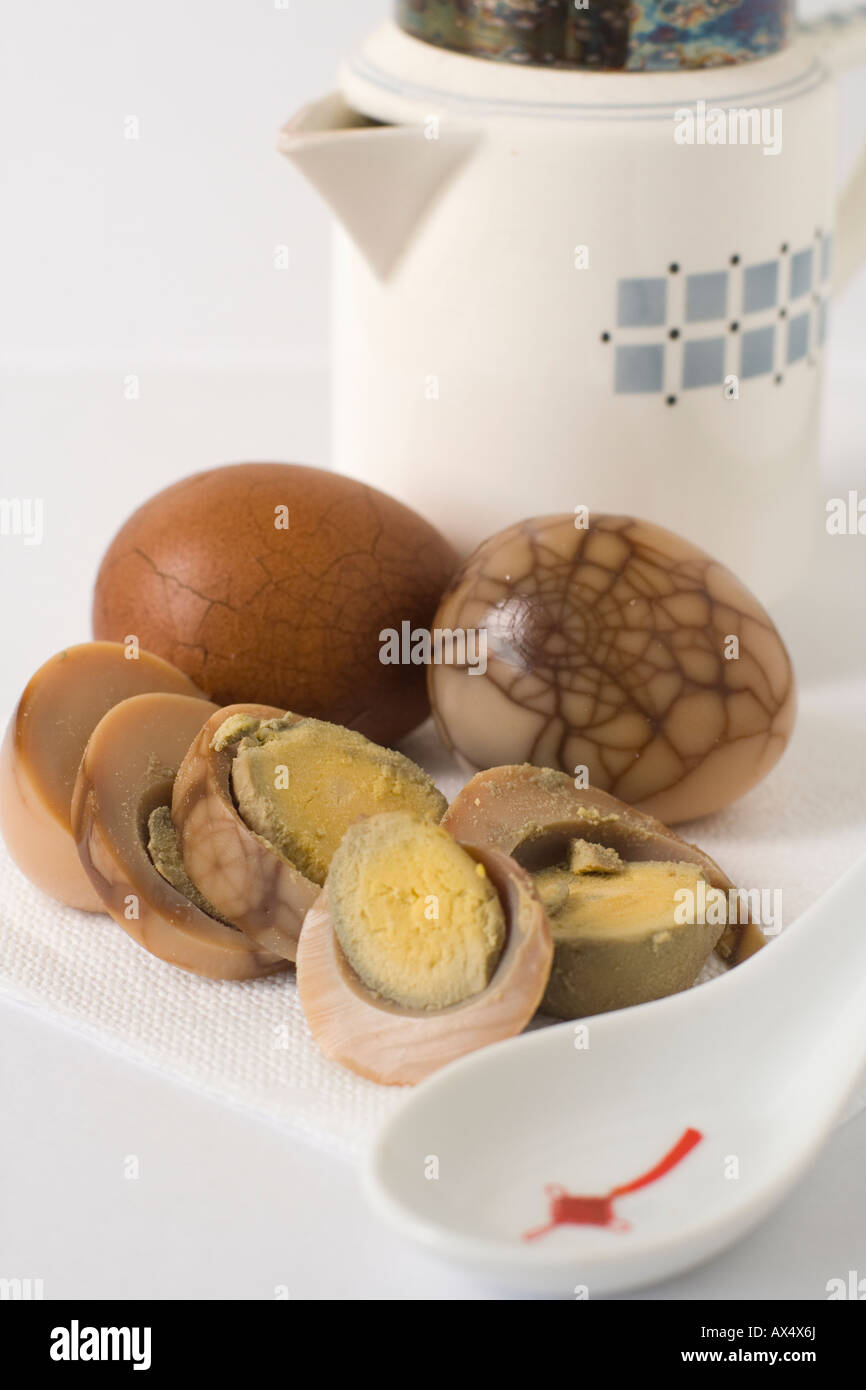 Chinese tea eggs Stock Photo Alamy