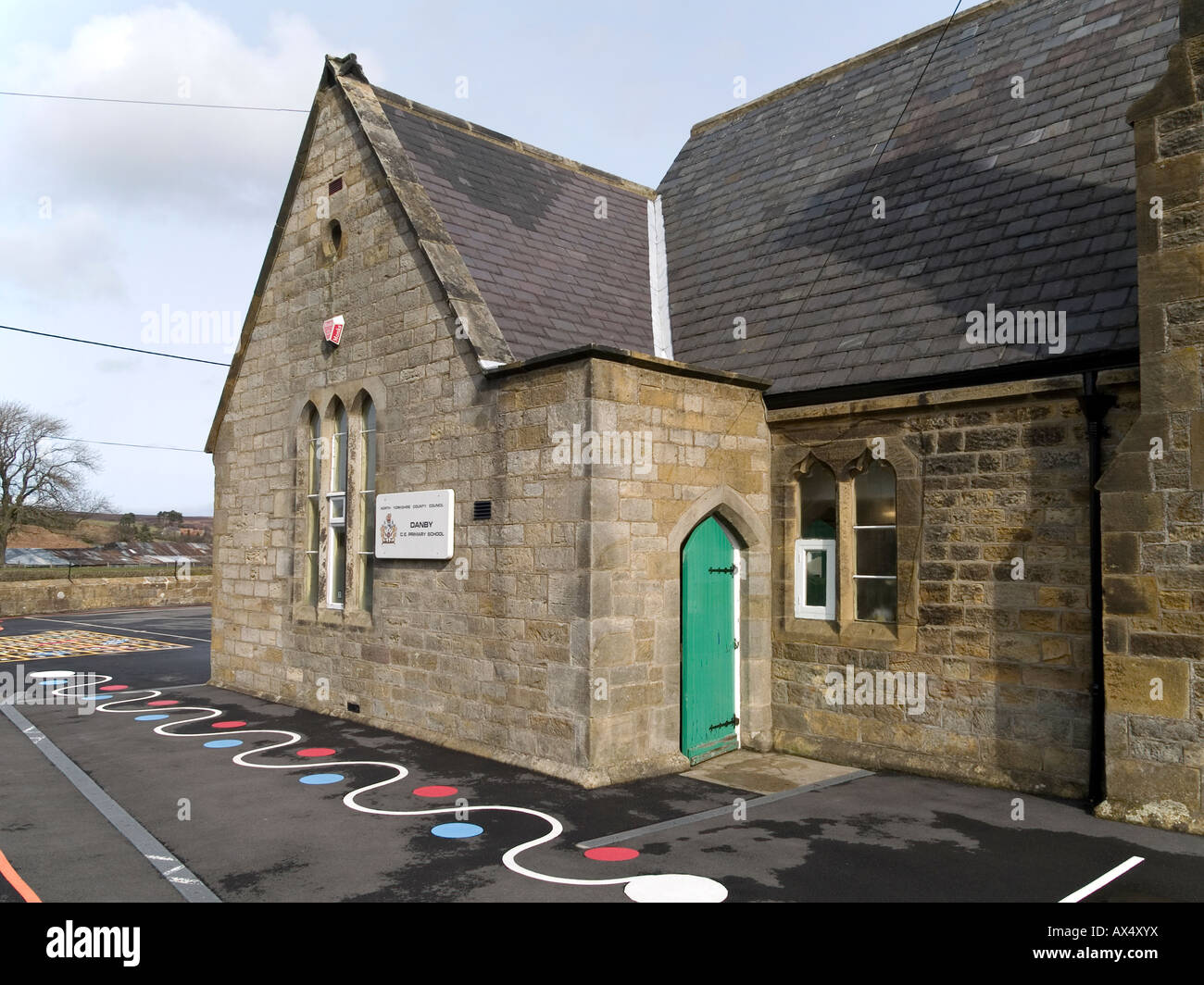 Danby Church of England primary school Ainthorpe North Yorkshire UK Stock Photo