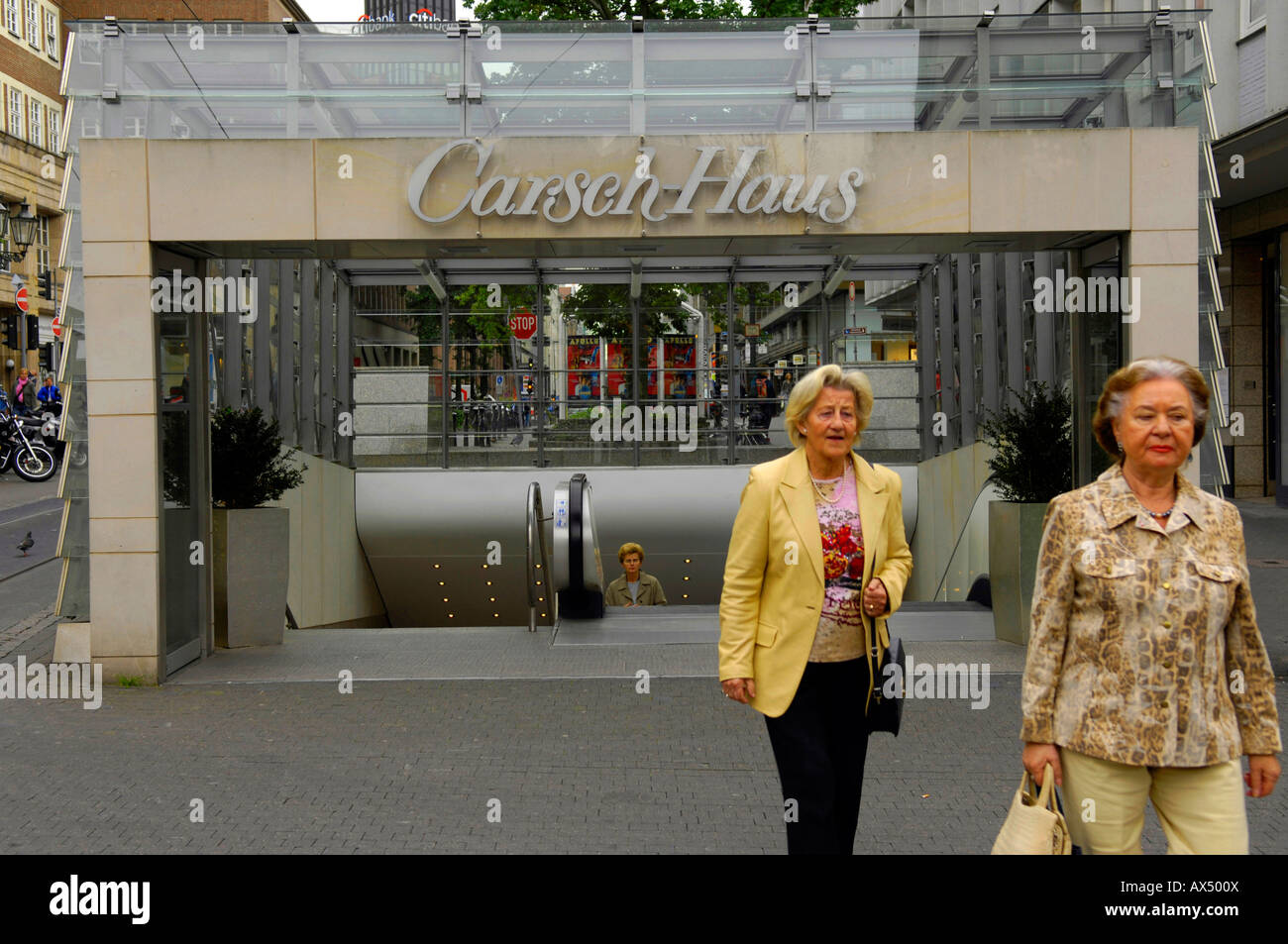 Carsch Haus Department Store Sign Dusseldorf Shopping Consumerism