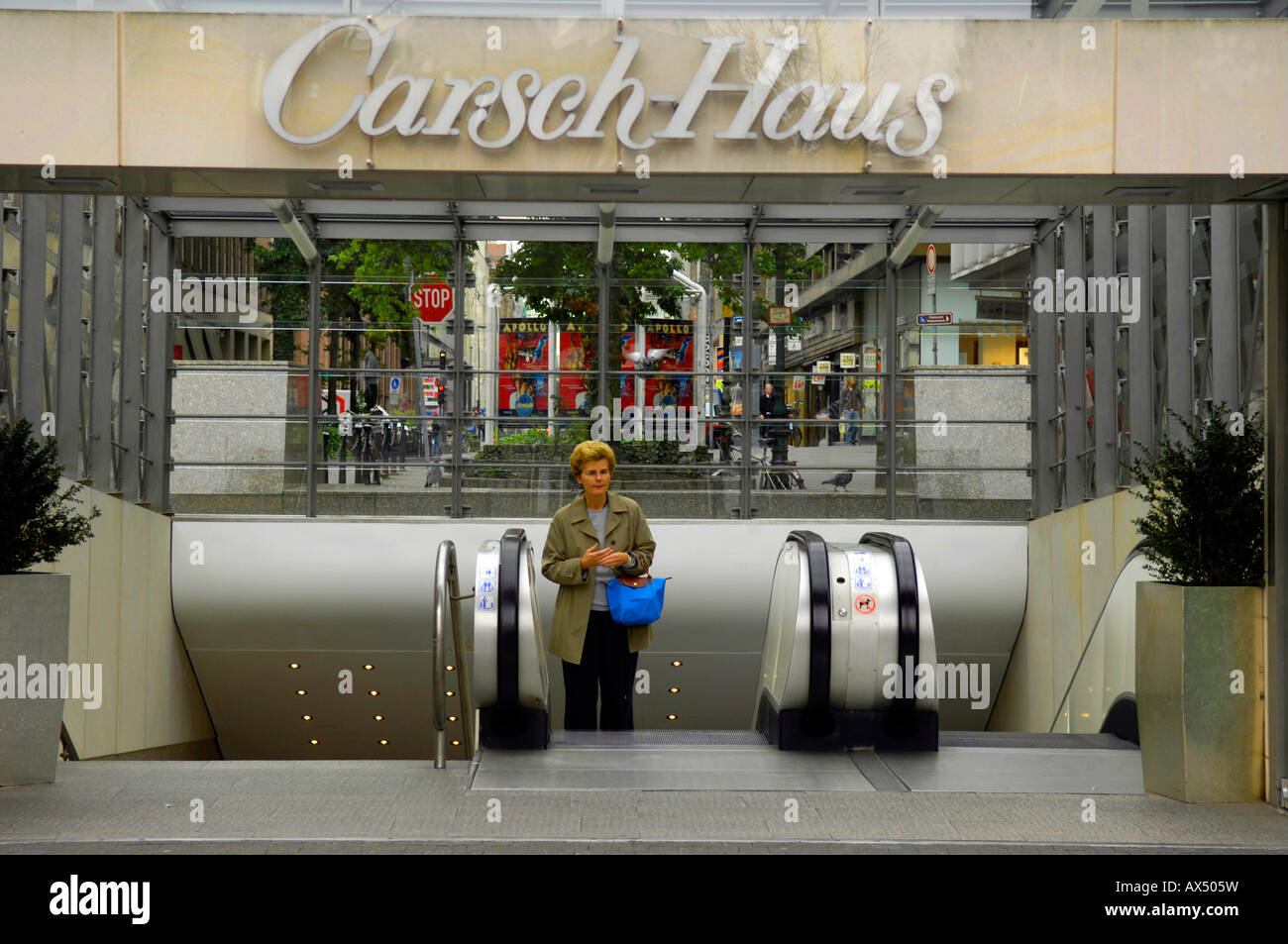 Carsch Haus Department Store Sign Dusseldorf Shopping Consumerism