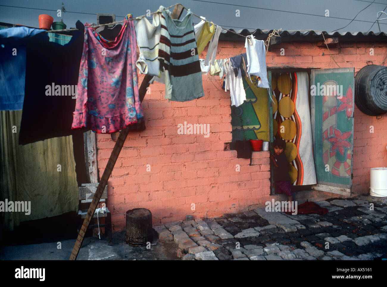Mexico City Shanty Town Favella Mexico SB Stock Photo