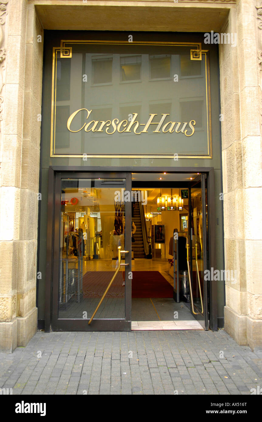 Carsch Haus Department Store Sign Dusseldorf Shopping Consumerism