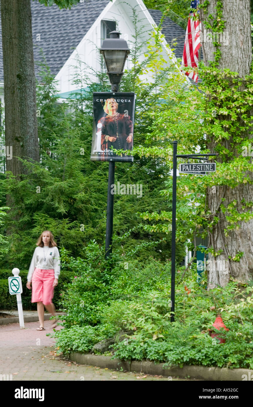 Chautauqua Institution Lake Chautauqua New York Stock Photo Alamy
