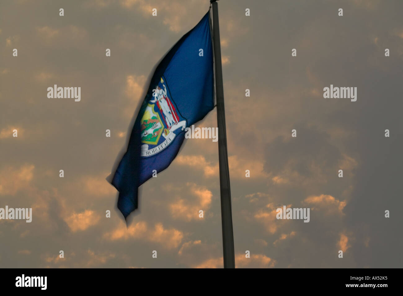 State flag of New York Stock Photo