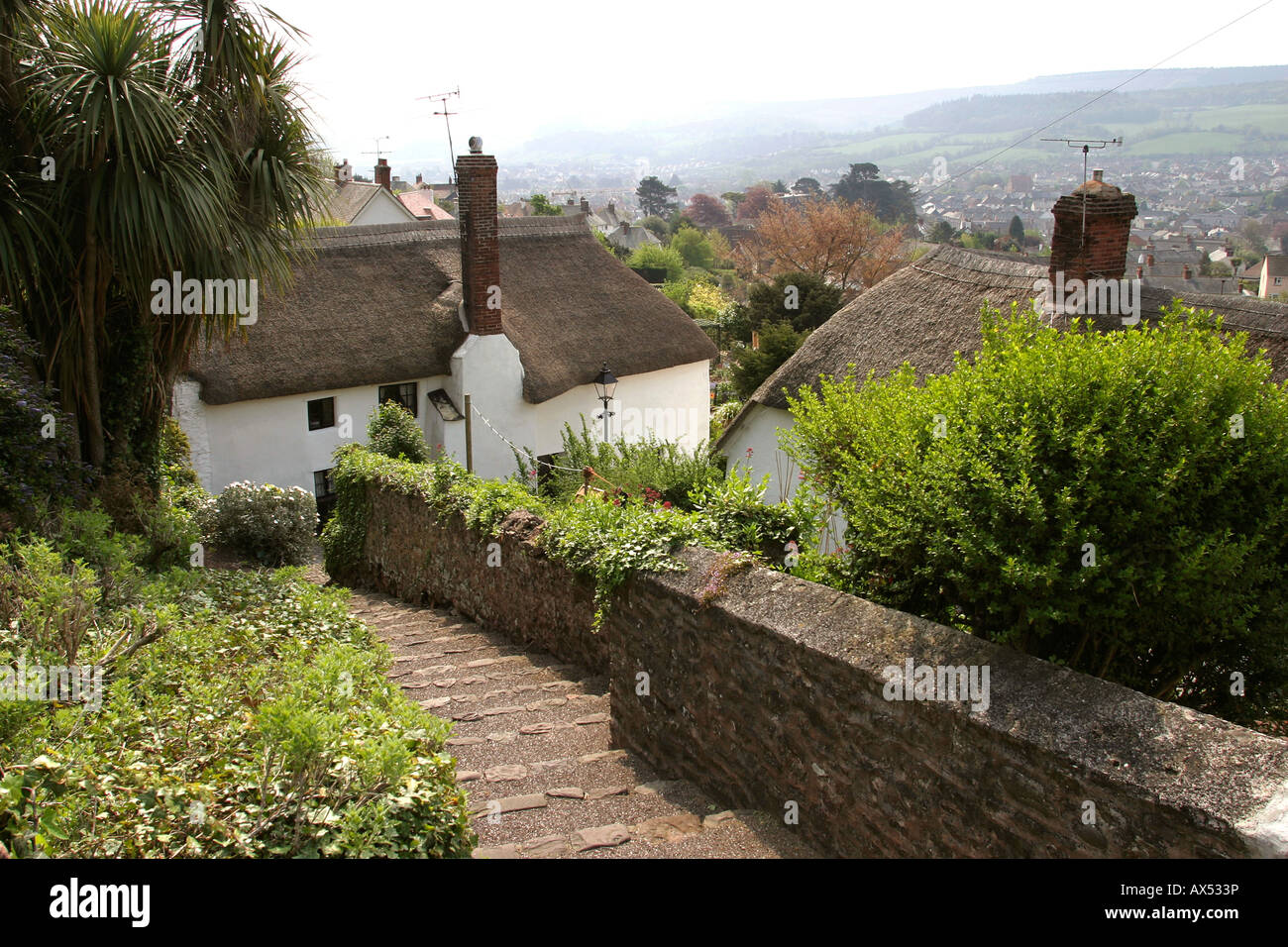 somerset-minehead-cottages-on-church-steps-stock-photo-alamy