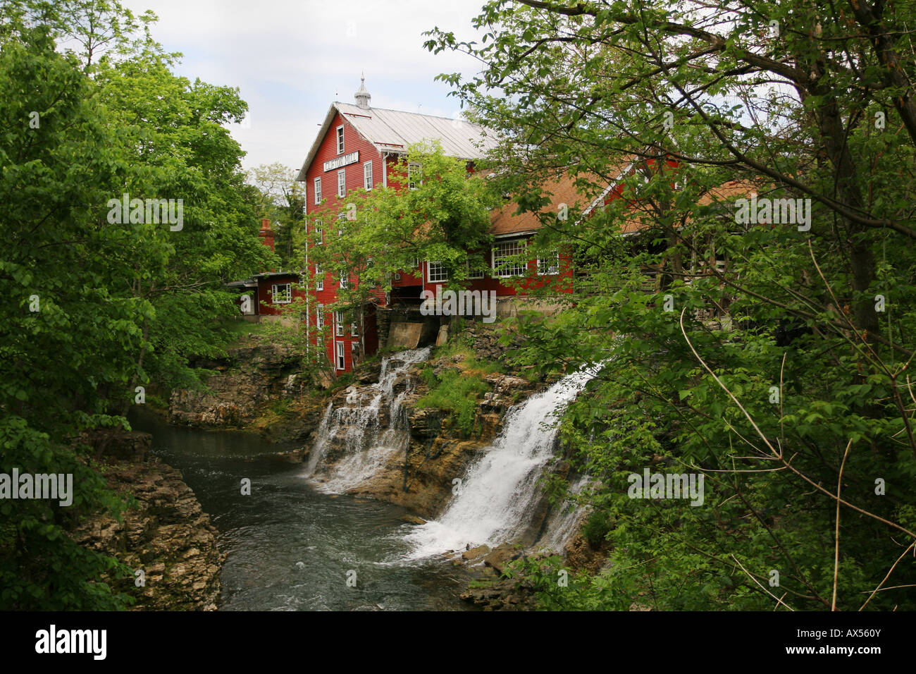Clifton Mill Clifton Ohio Grist Mill circa 1869 Stock Photo Alamy