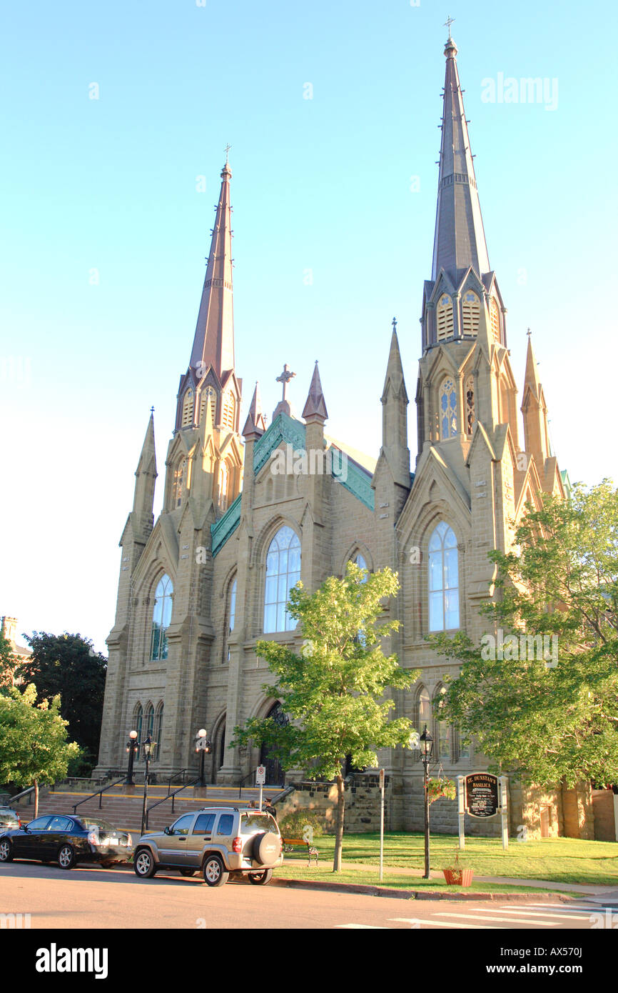 St. Dunstan's Basilica church, Charlottetown, PEI, Canada Stock Photo Alamy