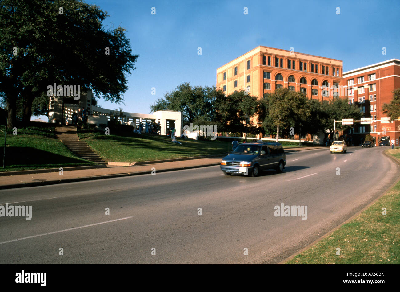 Dealey Plaza Model - Dealey Plaza Dallas Scene Of Jfk Assassination In 1963 AX58BN 