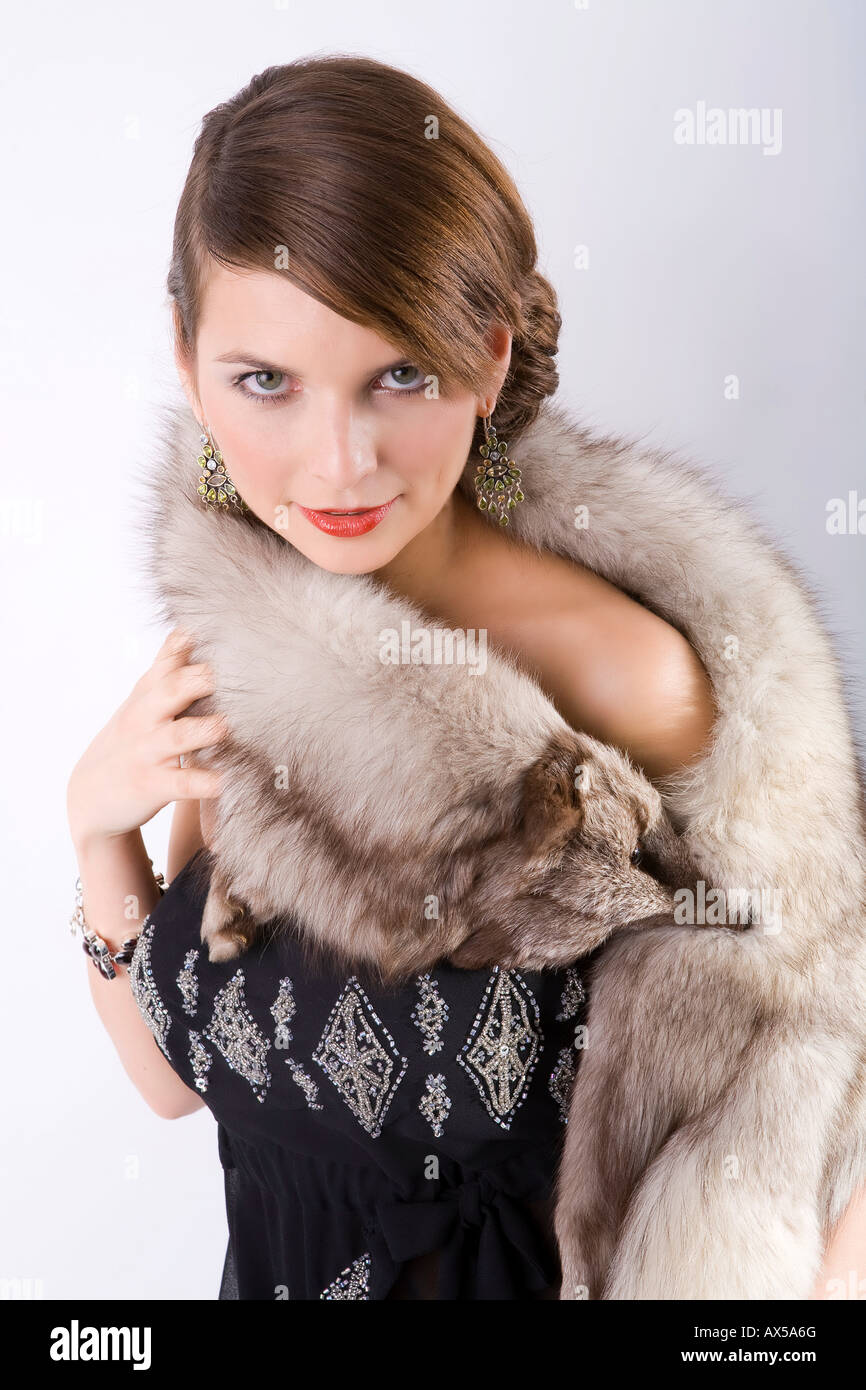 Elegant young woman Stock Photo