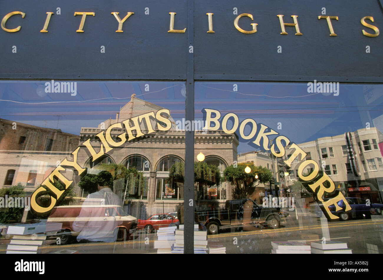 City Lights bookstore North Beach San Francisco Stock Photo