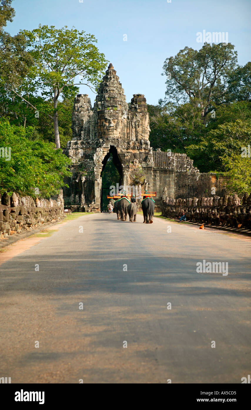 Angkor Thom South Gate Temples of Angkor Siem Reap Cambodia Asia Stock Photo