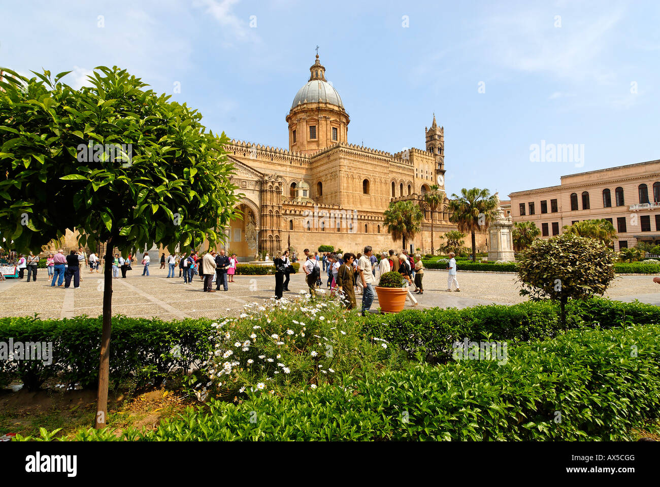 Cathedral Maria Santissima Assunta Palermo Sicily Italy Stock Photo