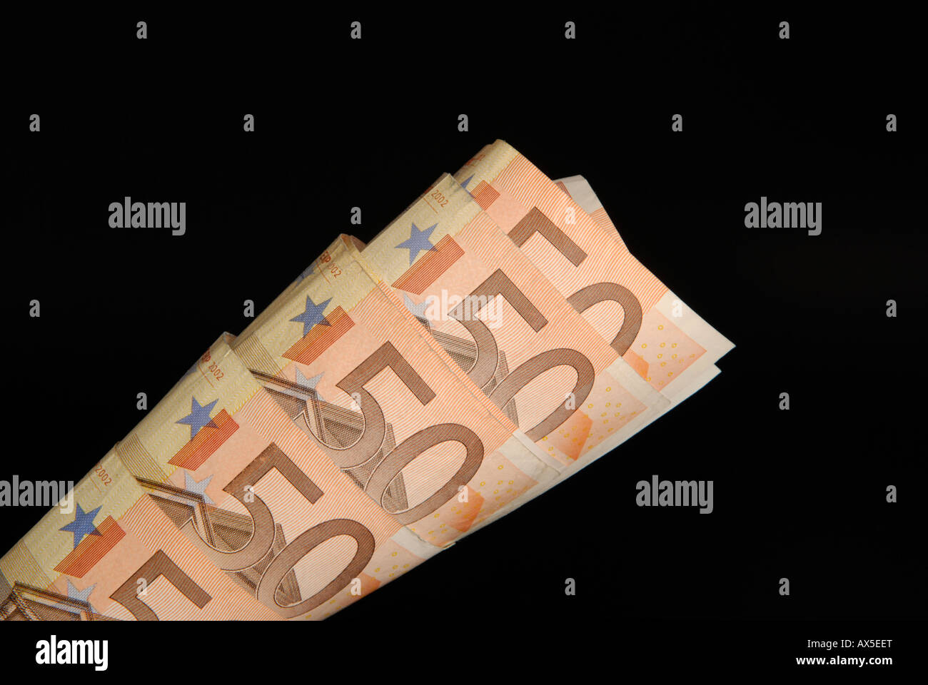50 Euro banknotes Stock Photo