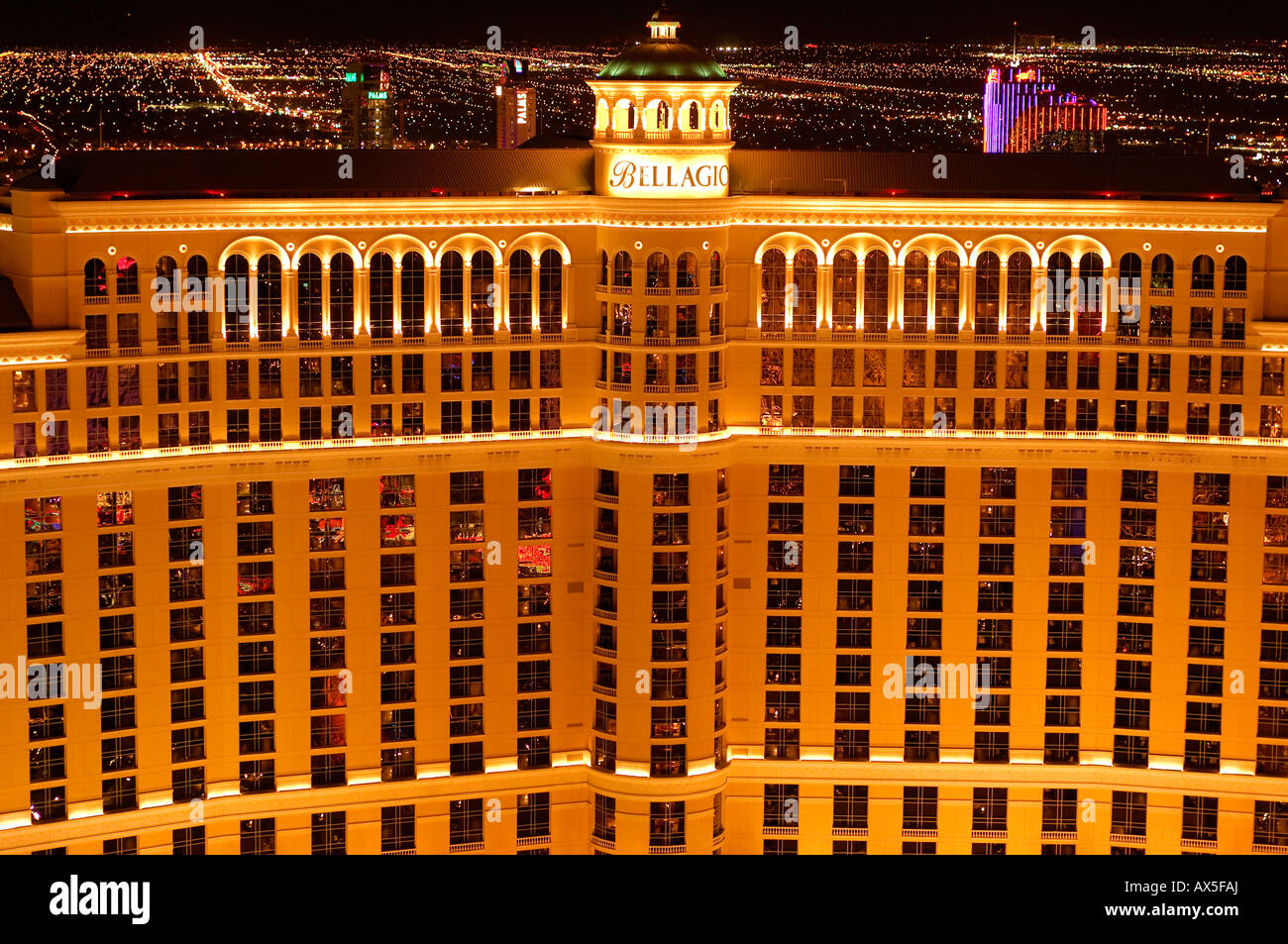 Bellagio Hotel & Casino, Las Vegas Boulevard, Las Vegas, Nevada, USA, North America Stock Photo