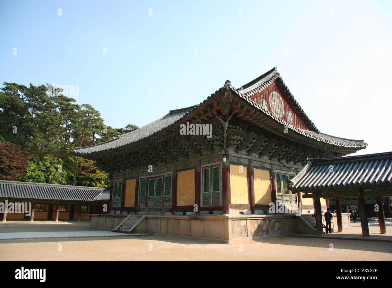 Bulguksa temple near Kyeongju in south east Korea Stock Photo