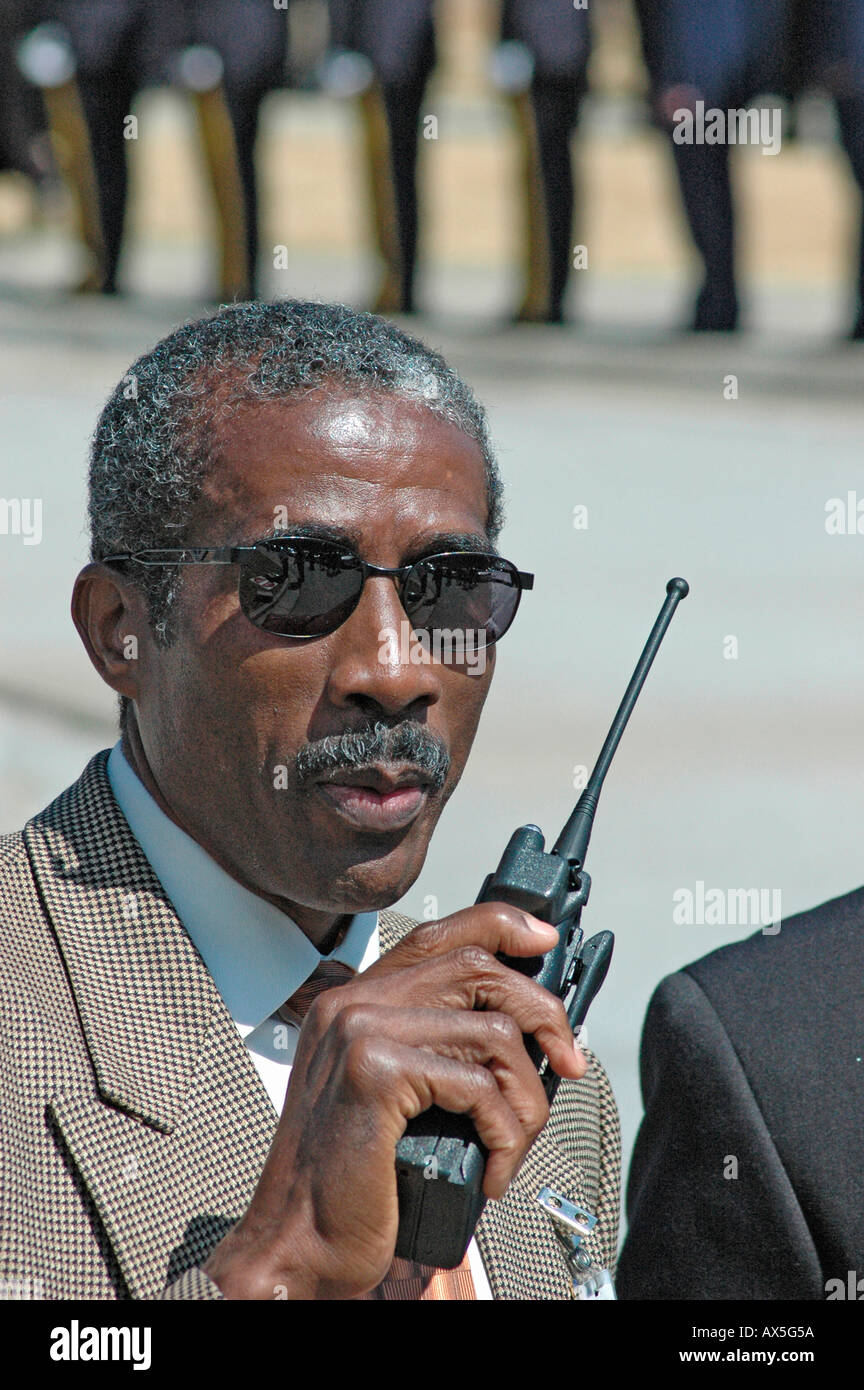 Ethnic police officer radio hi-res stock photography and images - Alamy