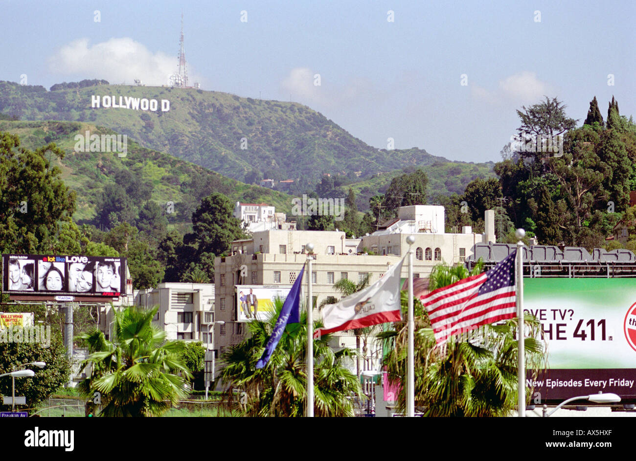 Hollywood hills california hi-res stock photography and images - Alamy