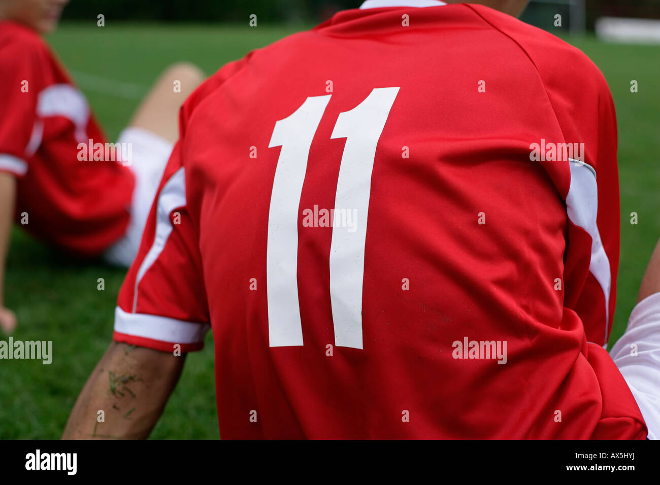 Soccer Player Back View High Resolution Stock Photography and Images