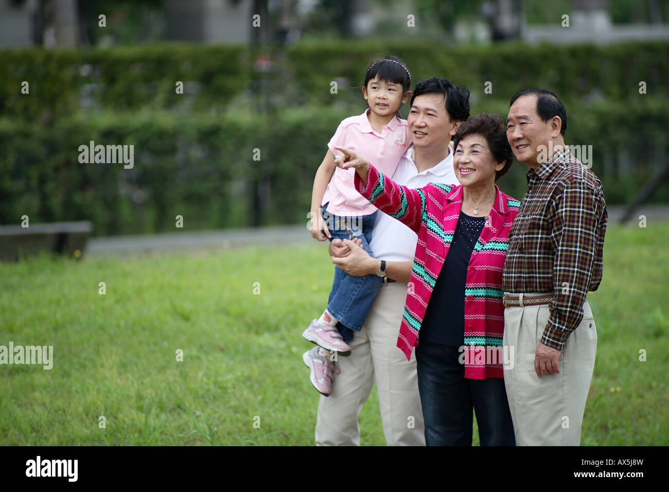 Happy family Stock Photo