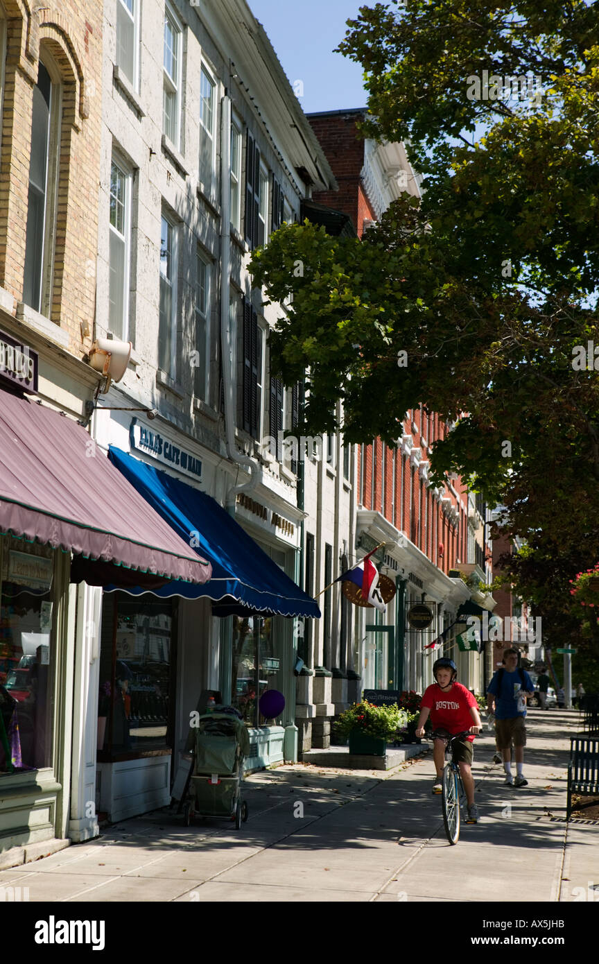 Main Street historic district Cazenovia New York Route 20 Great Western