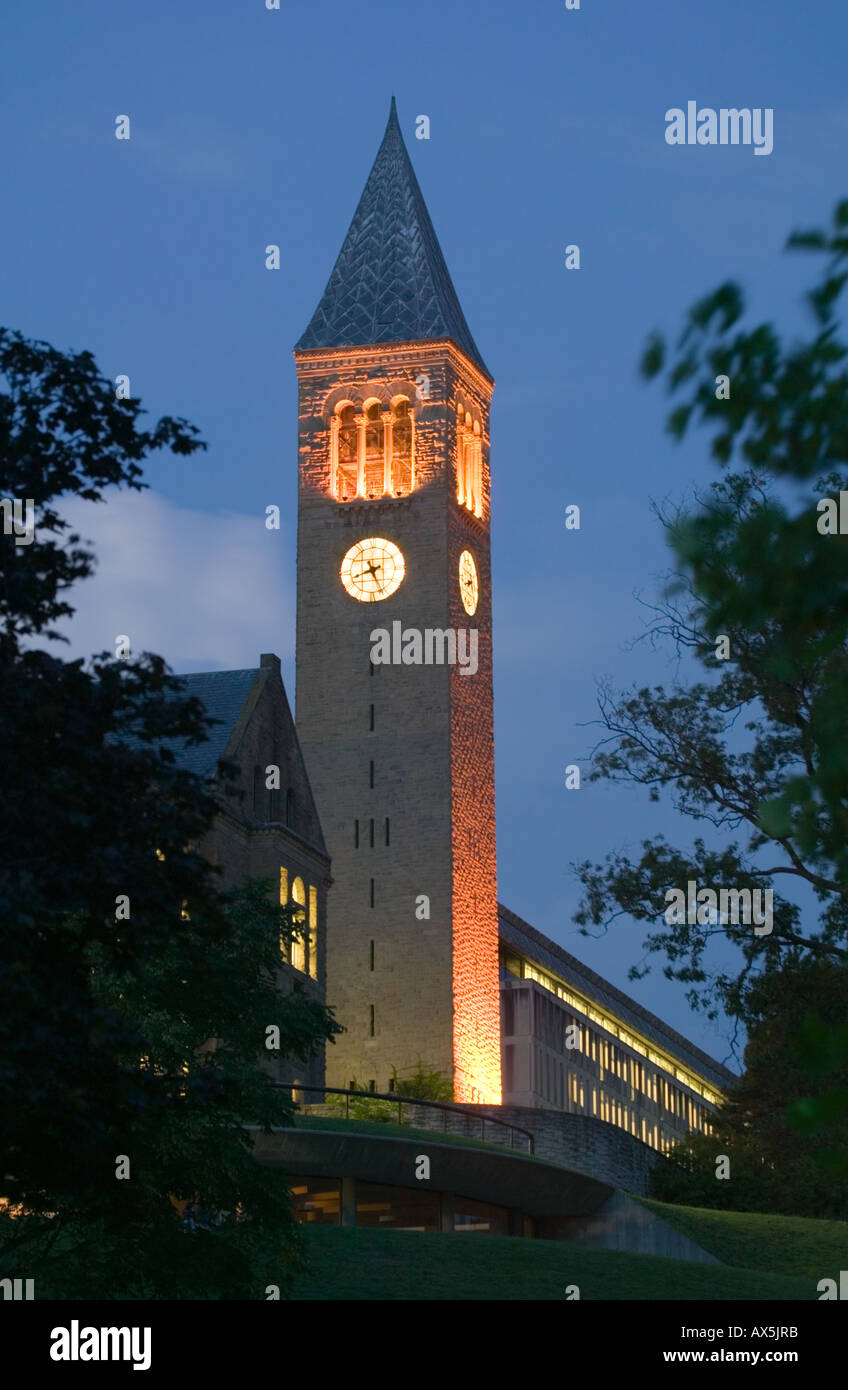 Cornell university clock tower hires stock photography and images Alamy