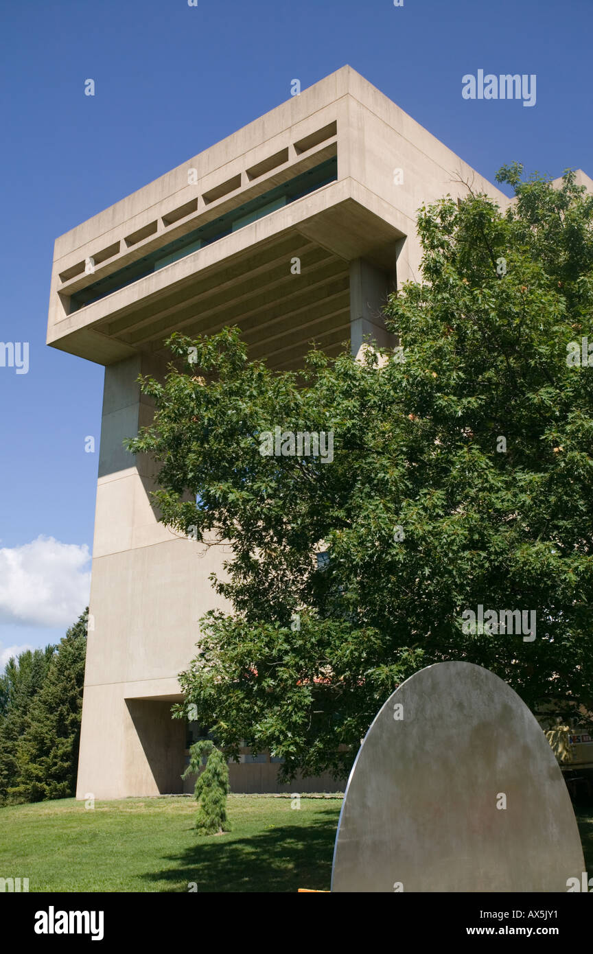 Herbert F Johnson Museum of Art by I M Pei at Cornell University Ithaca New York Tompkins County