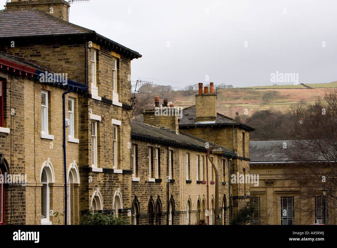 Saltaire in Bradford , a Village built by Sir Titus Salt for his