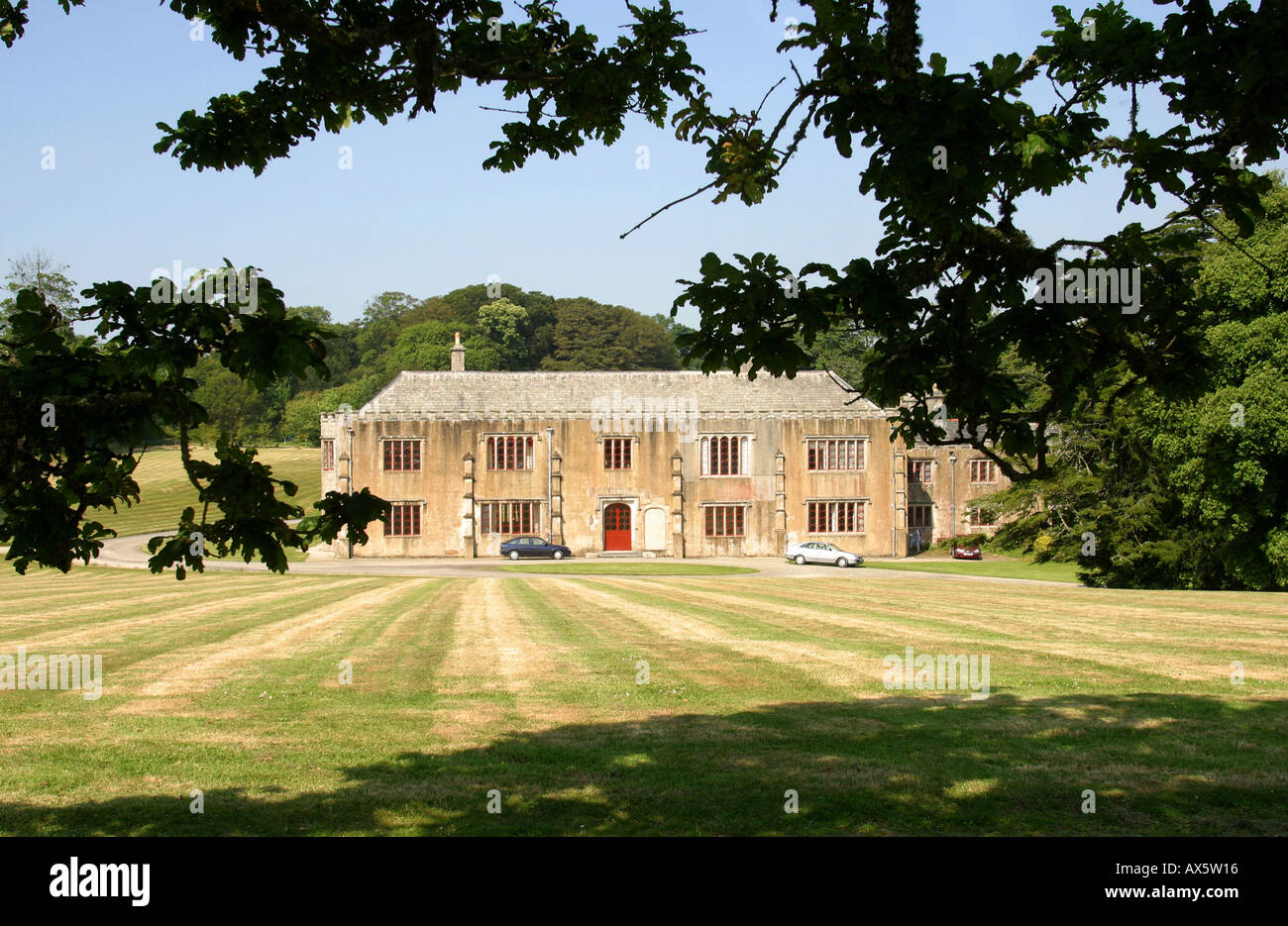 Trelowarren Manor Trelowarren Estate Mawgan Helston Cornwall UK Stock