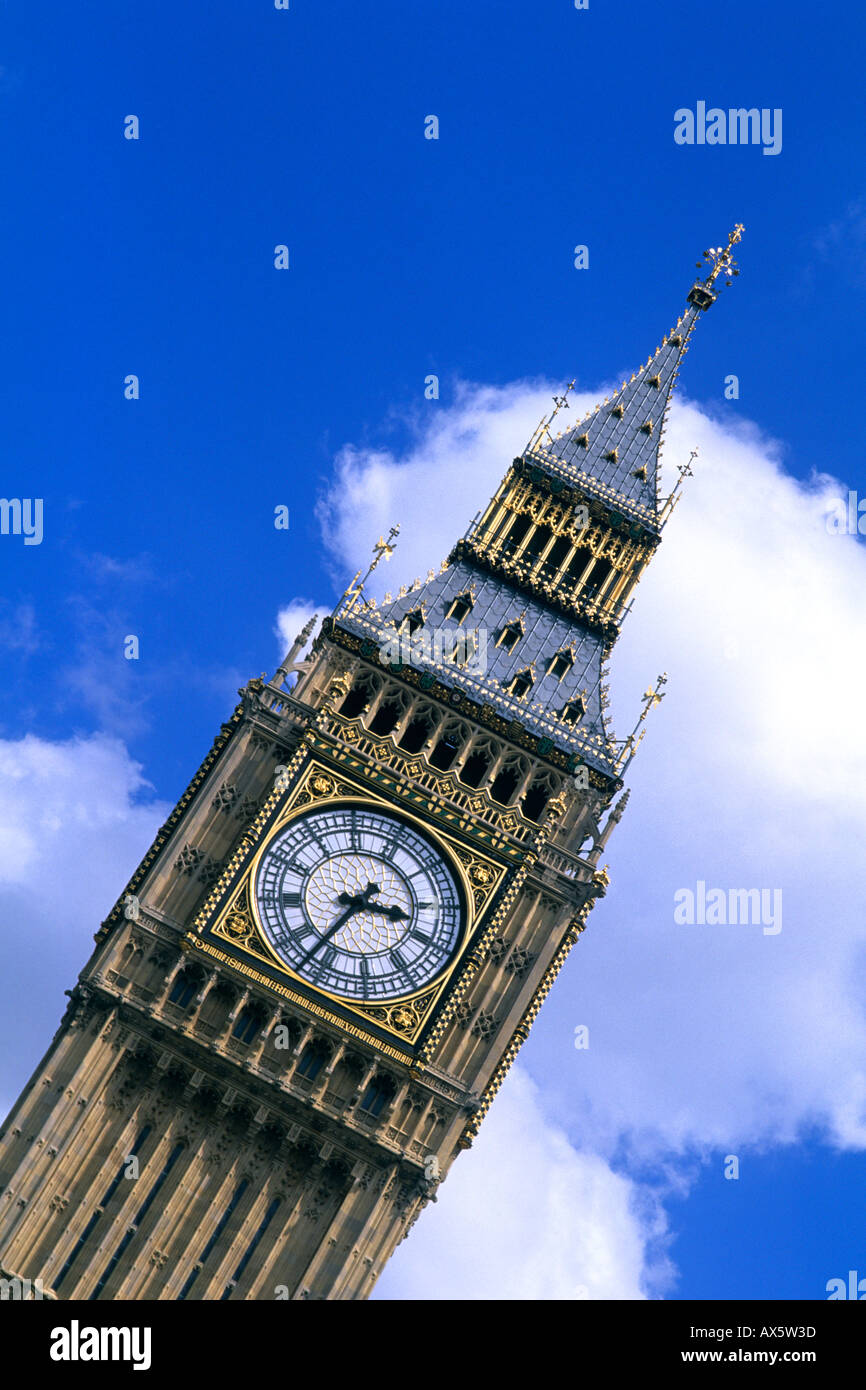 Worlds most famous clock Big Ben in London England Stock Photo Alamy
