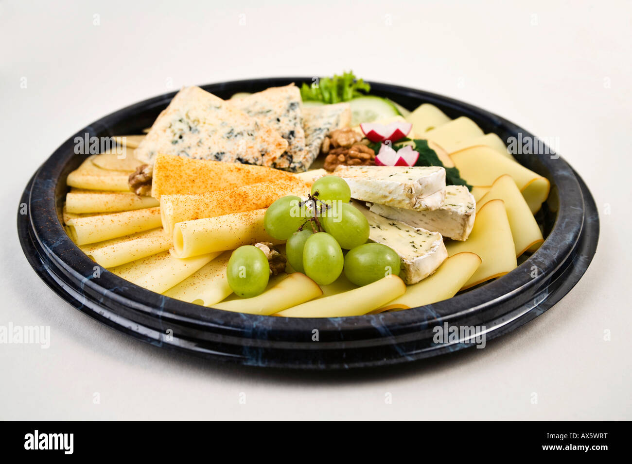 Cheese platter Stock Photo