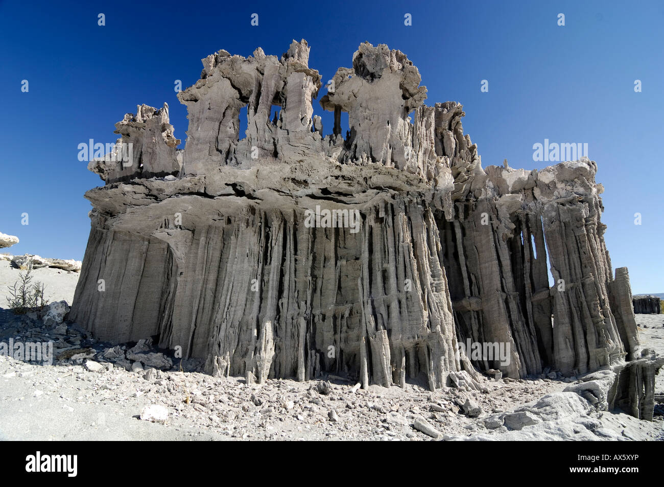 Tuff rock formation at Mono Lake, South Tufa, Lee Vining, California, USA, North America Stock Photo