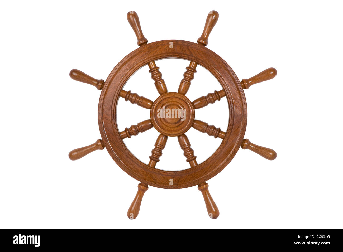 Ship's wheel Stock Photo