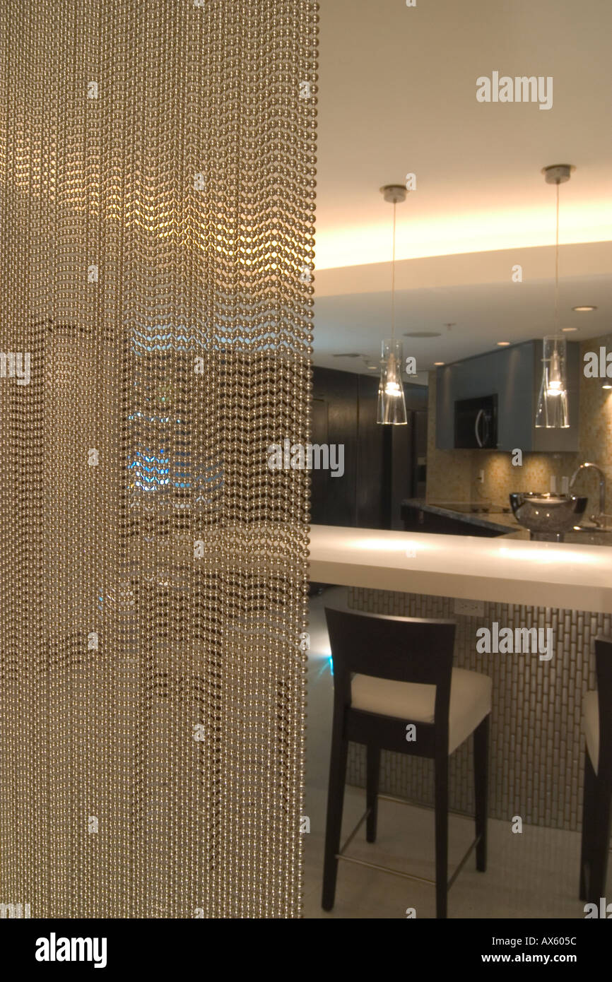 Interior of a modern living and dining room Stock Photo - Alamy