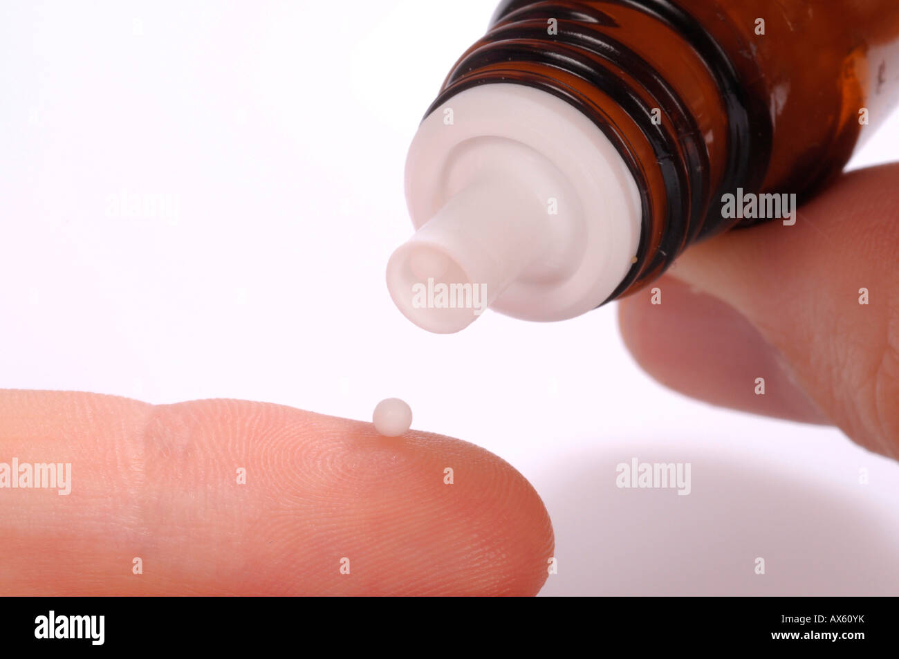 Homeopathic medicine Stock Photo