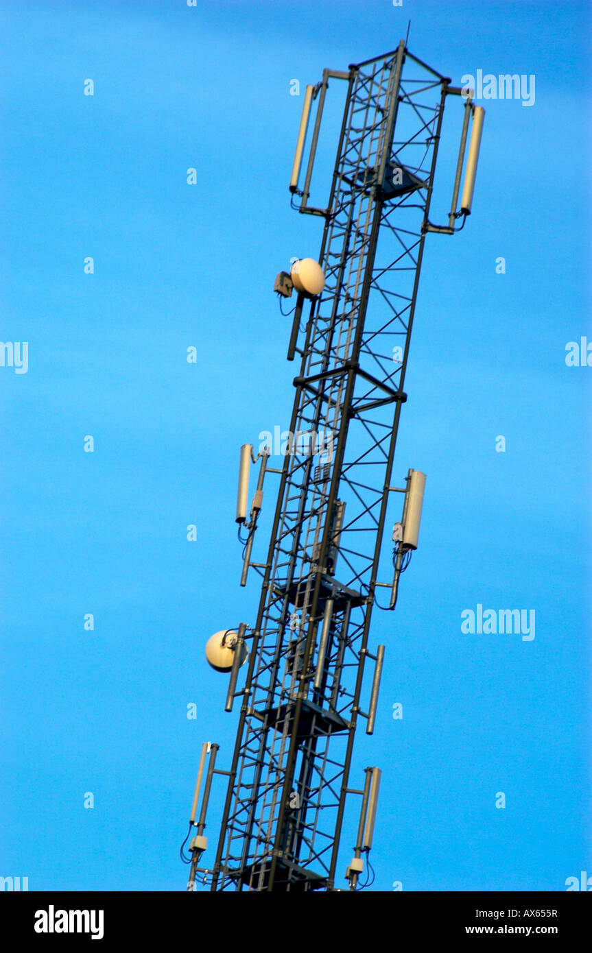 Mobile phone base station Stock Photo Alamy
