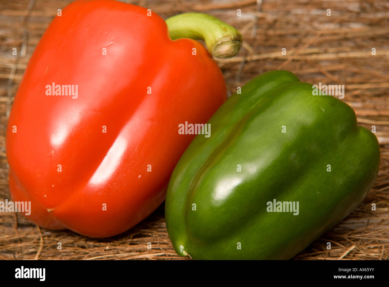 Green pepper vegetable food hi-res stock photography and images - Alamy