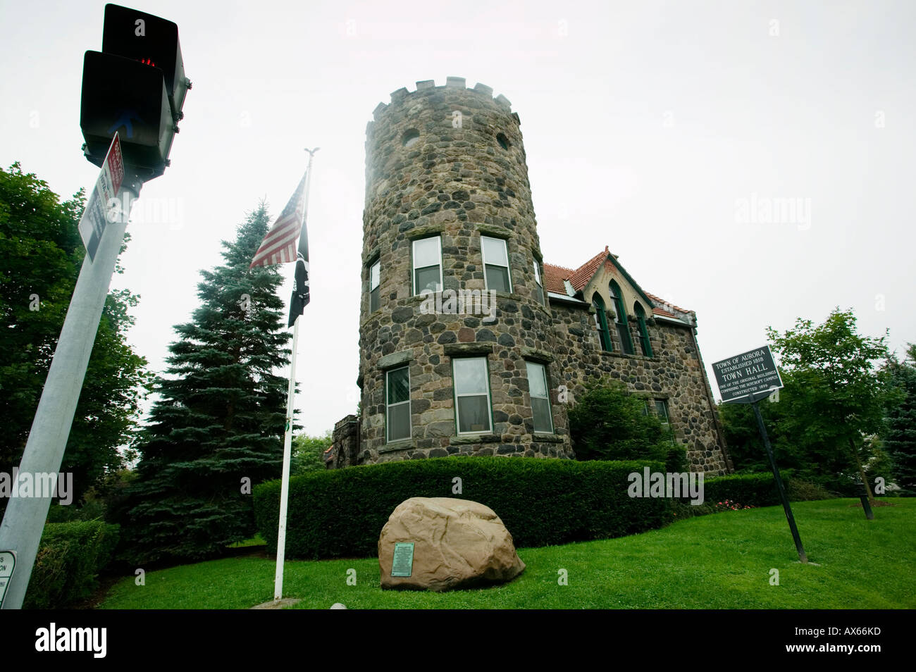 Town of Aurora Town Hall 1899 East Aurora New York Erie County one of