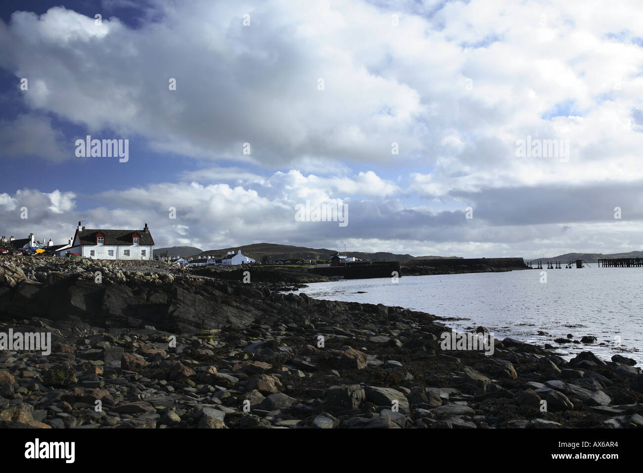 Easdale on the Isle of Seil Scotland Stock Photo