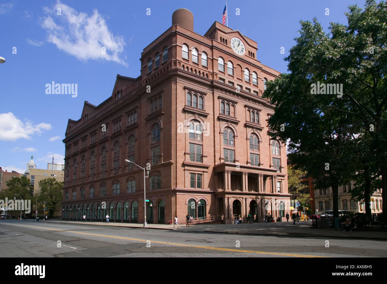 Cooper Union New York City Stock Photo Alamy