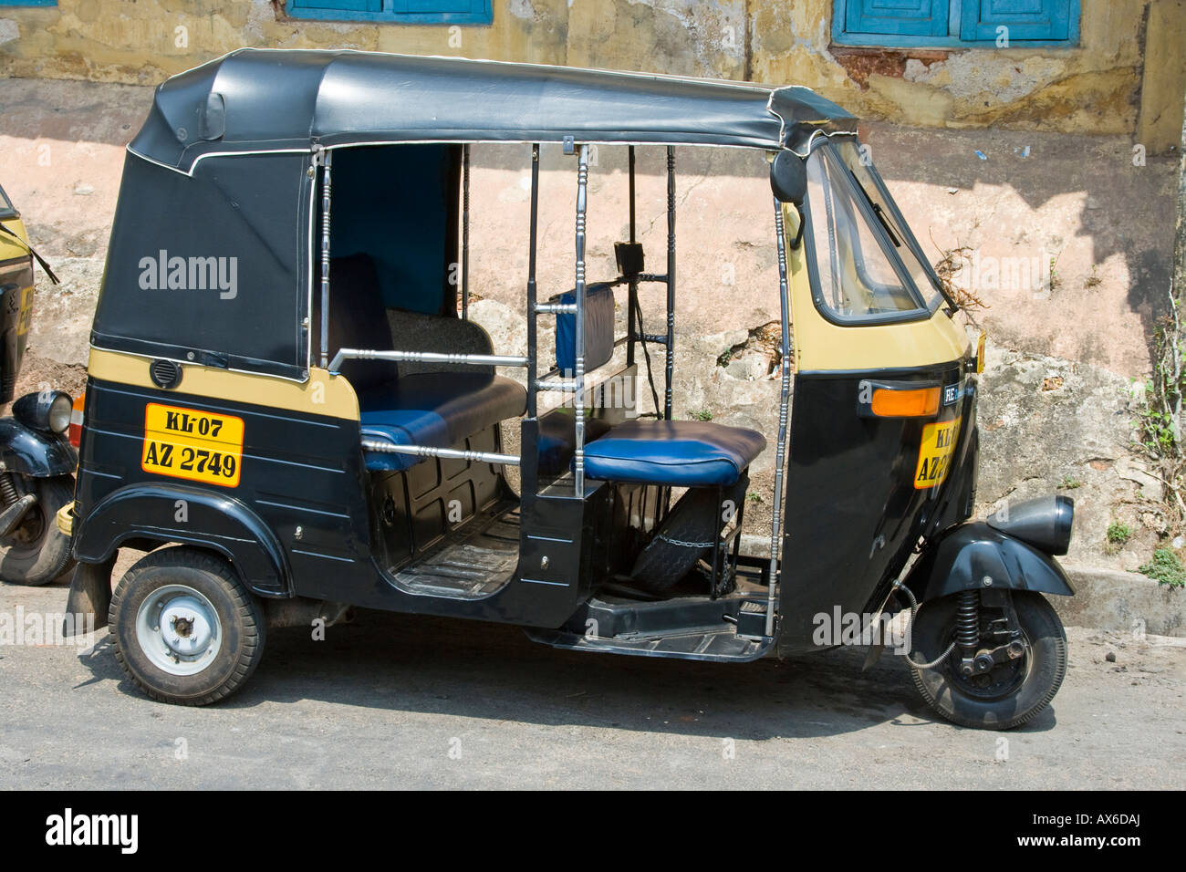 Autorickshaw in Mattancherry Cochin India Stock Photo