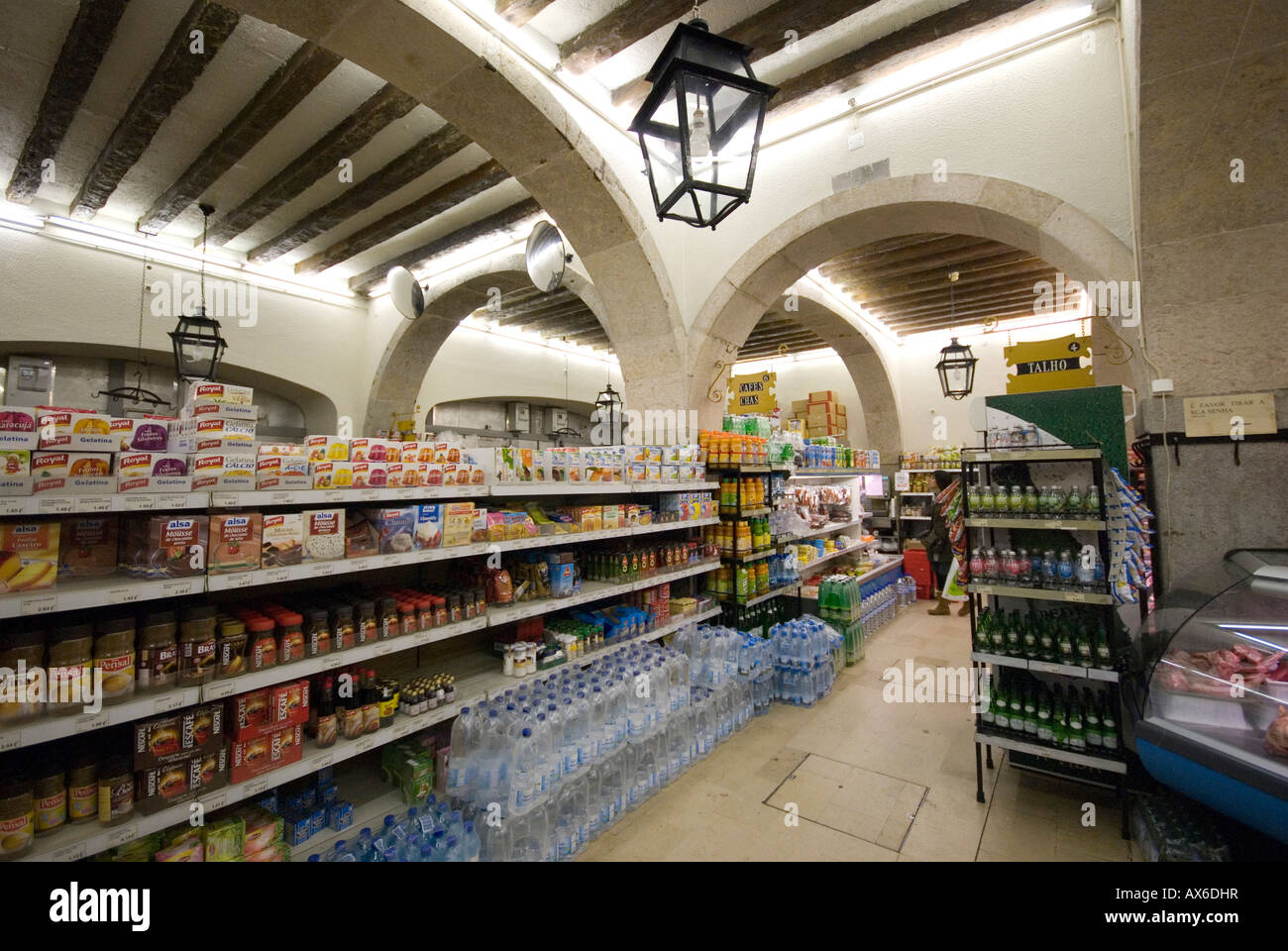 supermarket in Lisbon Stock Photo Alamy