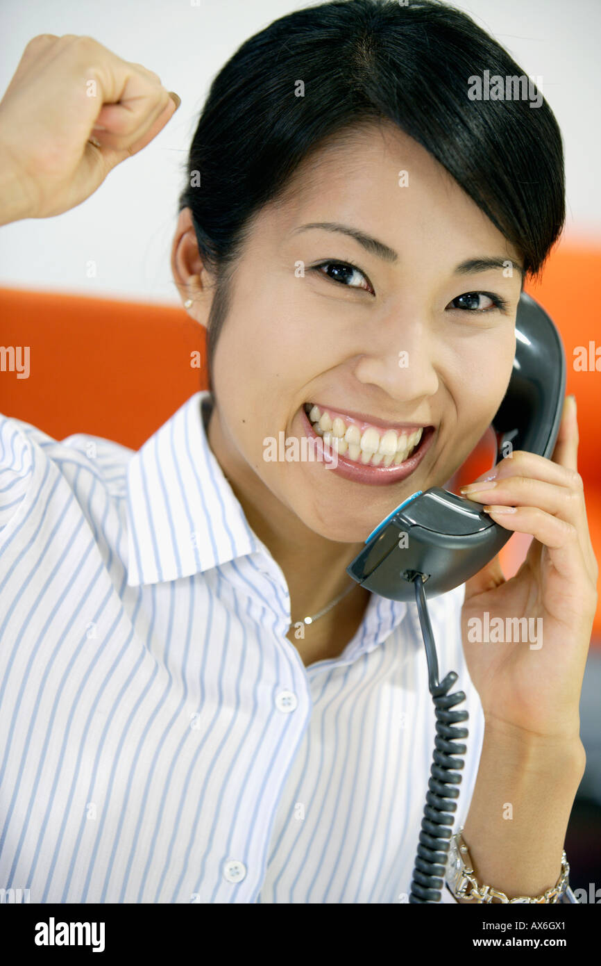 Woman showing emotions hi-res stock photography and images - Alamy