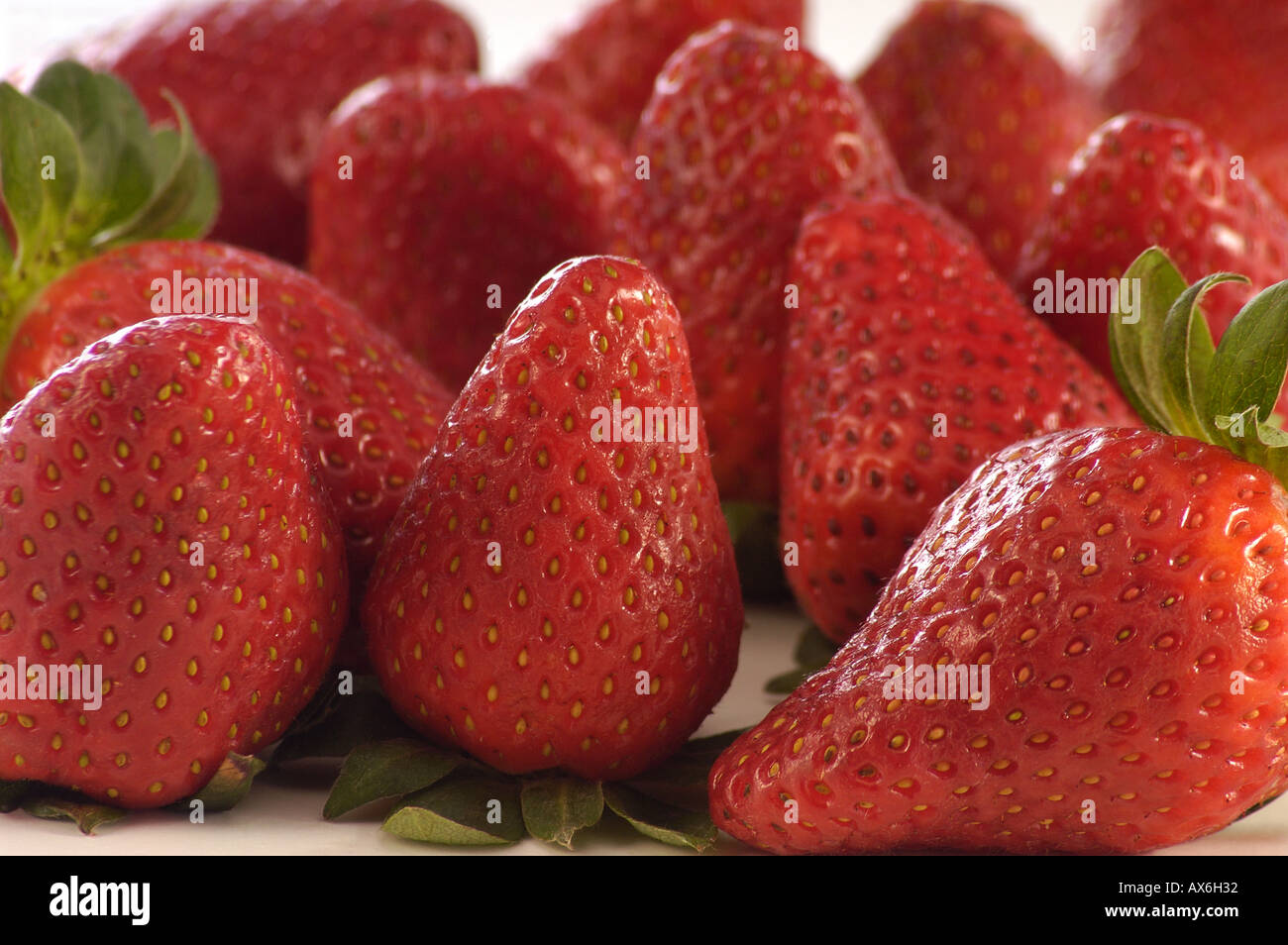 Strawberry seeds up close Cut Out Stock Images & Pictures - Alamy