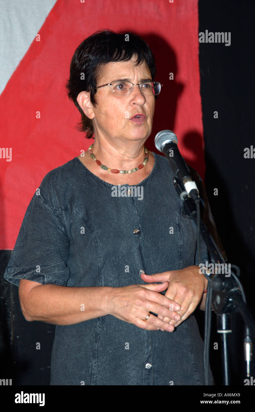 Tamar Gozansky member of the Hadash new left wing political party ex