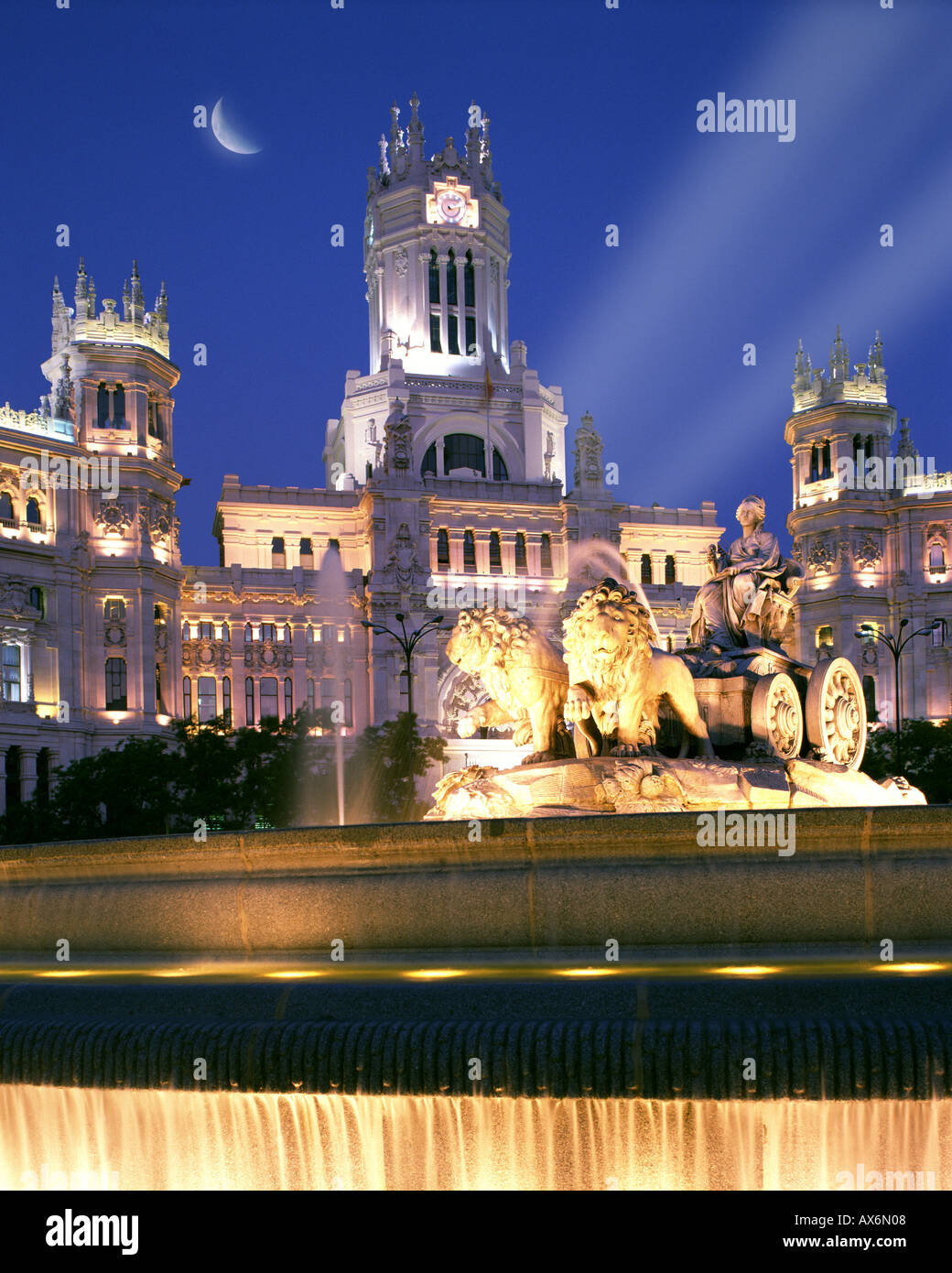 ES - MADRID:  Plaza de Cibeles Stock Photo
