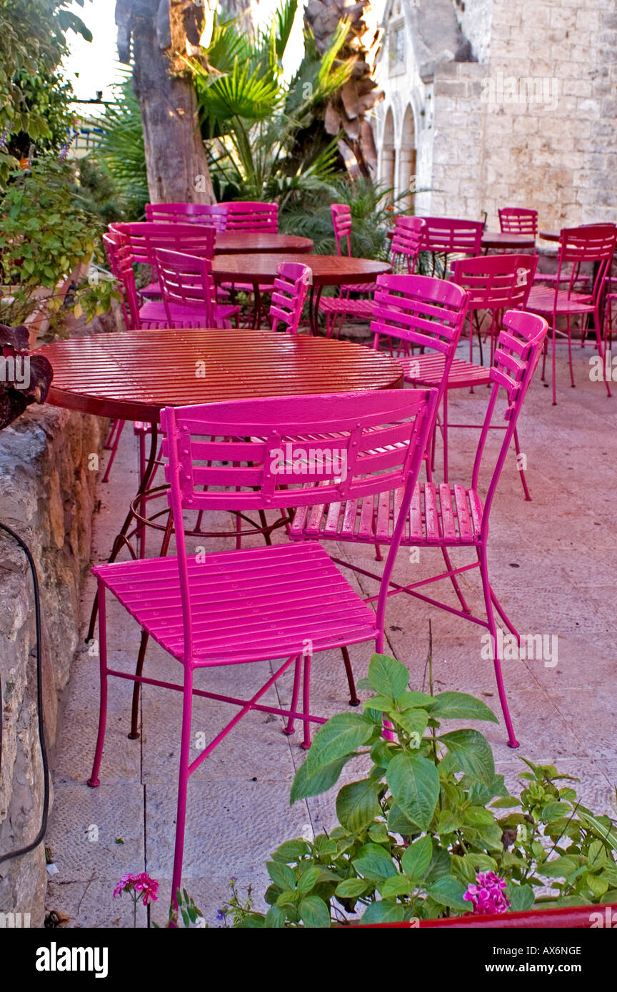 garden chair pink
